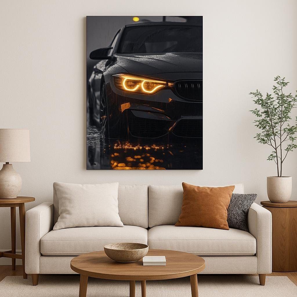 bold & striking car wall art – perfect for car lovers