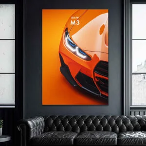 bmw m3 – neon car art